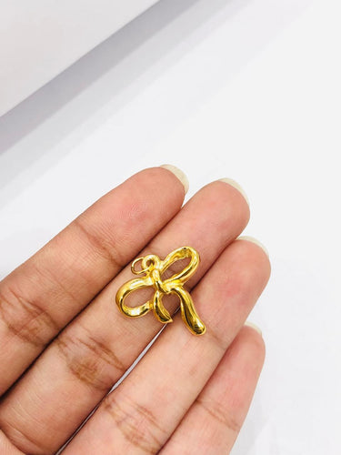 Bow Golden Pendant